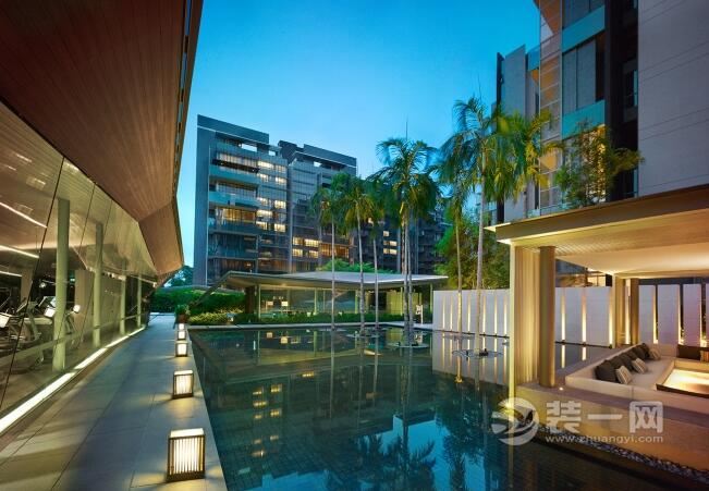 新加坡大气奢华美宅打破规律的美景别墅开放式设计