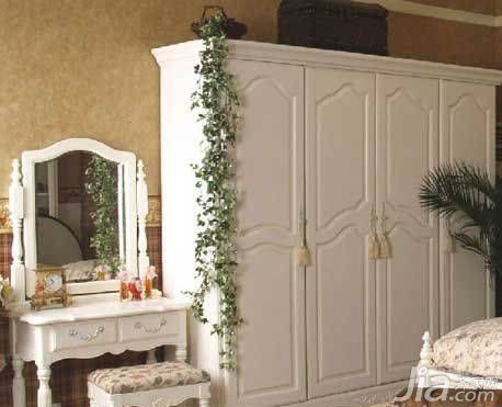 优雅美式田园风 3款清新实木卧室衣柜