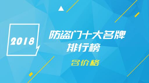 防盗门多少钱一扇？2023十大品牌排名及价格