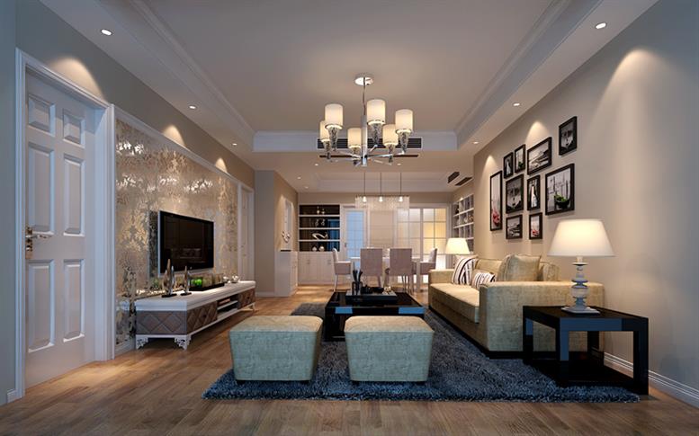 合肥装修价格|135平米三室两厅装修价格装修案例