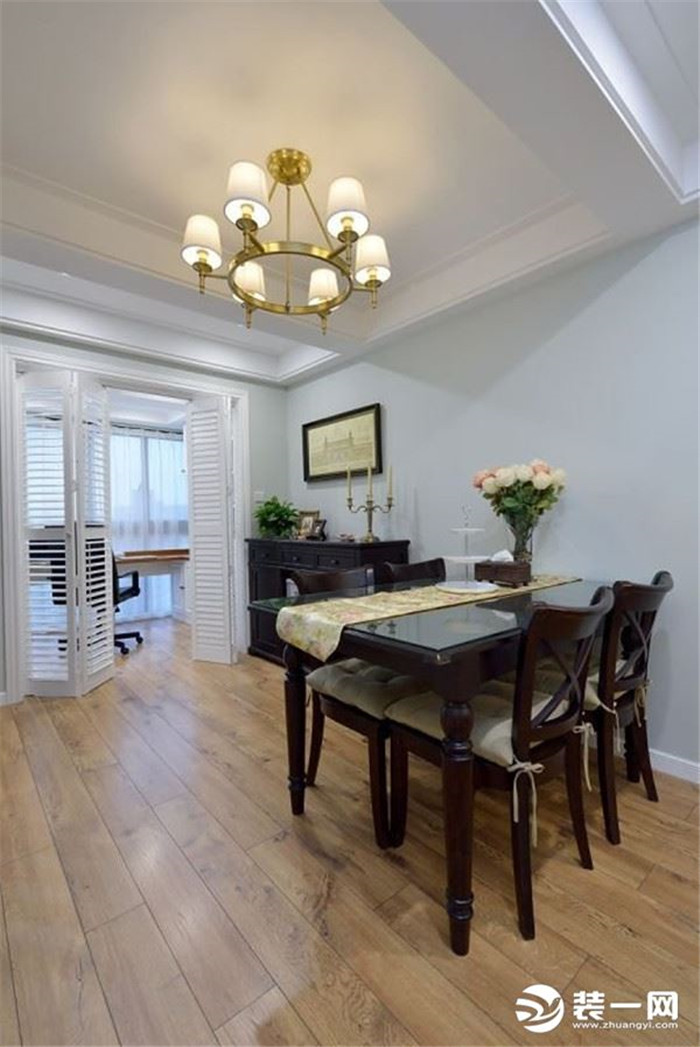 三房两厅两卫装修图美式风格餐厅 三房两厅两卫装修图美式风格餐厅