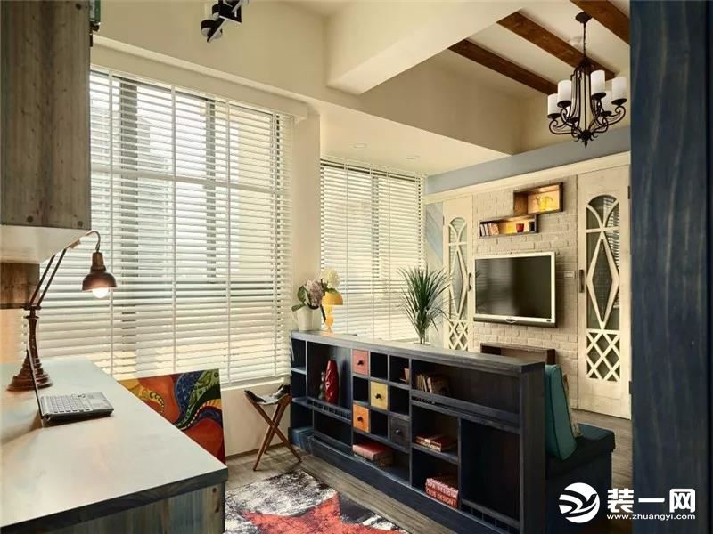 90平两室两厅装修图田园风格装修客厅