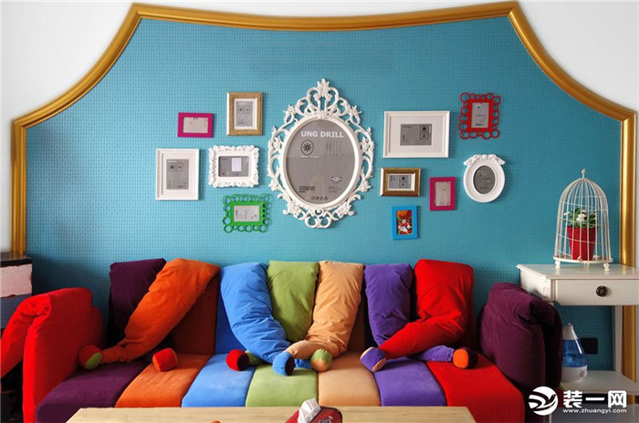 重庆佳天下装修公司两室两厅装修效果图客厅