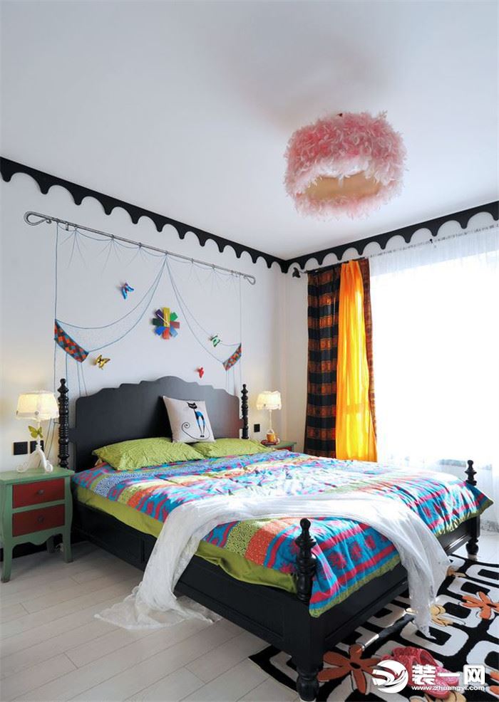 重庆佳天下装修公司两室两厅装修效果图卧室