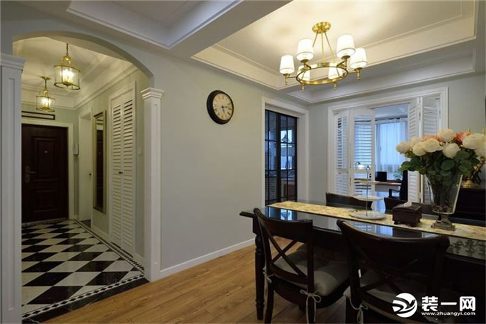 三房两厅两卫装修图美式风格客厅 三房两厅两卫装修图美式风格客厅
