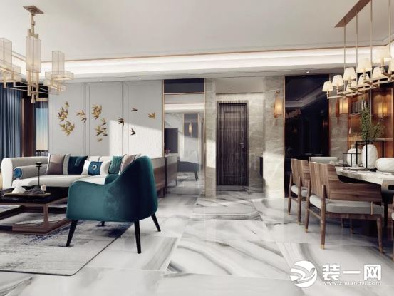 融侨城138平三室两厅现代中式风设计案例 融侨城138平三室两厅现代中式风设计案例