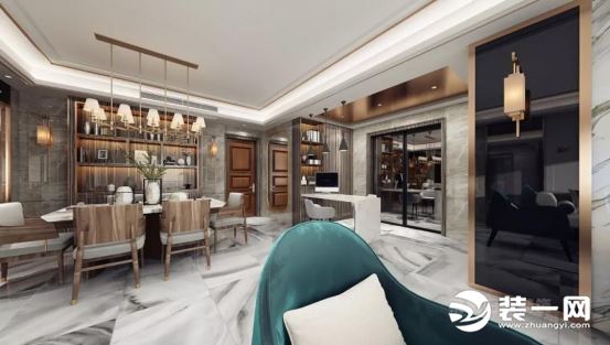 融侨城138平三室两厅现代中式风设计案例 融侨城138平三室两厅现代中式风设计案例