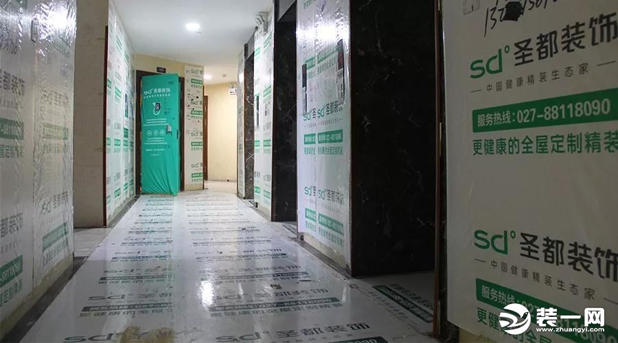 武汉圣都装饰工地大巡查!金沙泊岸|融侨城水电工艺