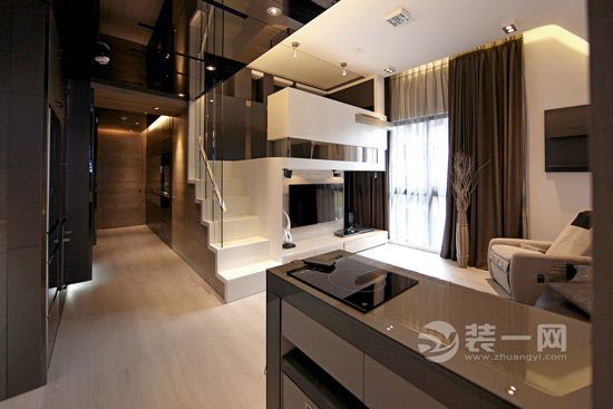 南京生活家装修公司得意之作 65平loft单身公寓设计