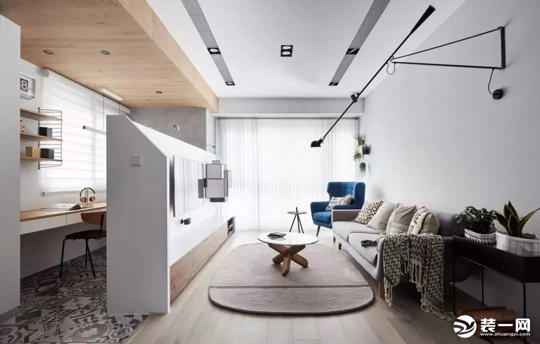 客厅有横梁装修图 客厅有横梁装修图