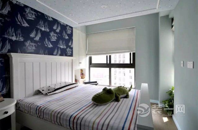 89㎡小三房现代美式风格装修设计色彩搭配层次十足 89㎡小三房现代美式风格装修设计色彩搭配层次十足