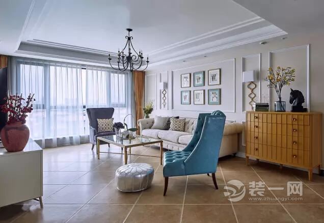 180平米简约美式风格家装实景图