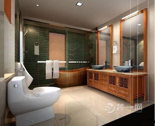 108平面三居室全包8万装修中式风格