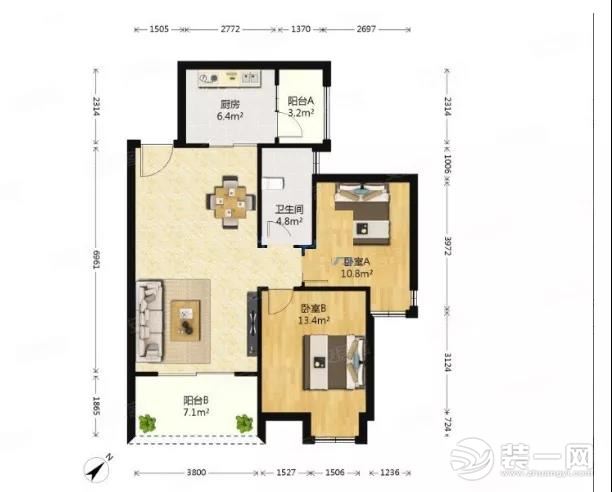 【完工实景】昆明丰立装饰85平简约两居室 温馨的一家三口