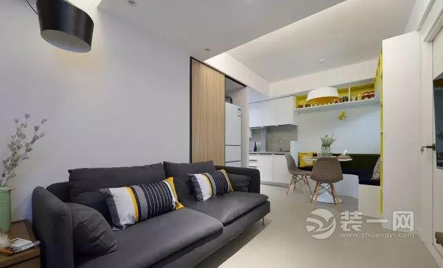 全包8万装修48平米两室两厅简约风效果图