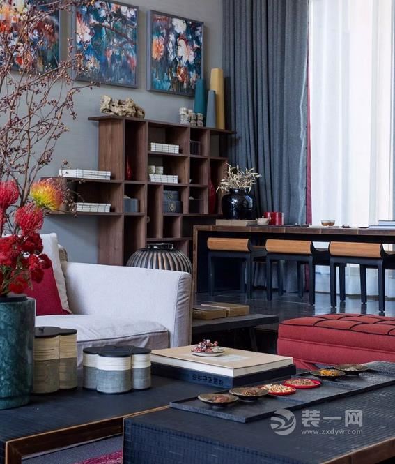 新中式风格别墅装修效果图