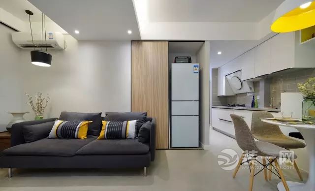 全包8万装修48平米两室两厅简约风效果图