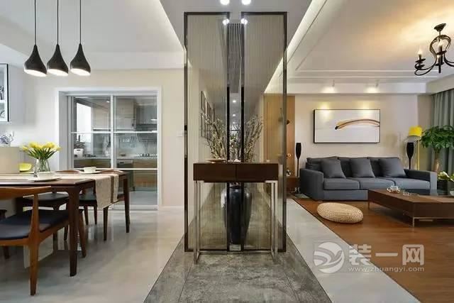 昆明万宏国际160平四居室装修案例20万现代简约风