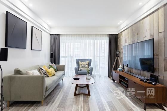 74平米北欧风格两居室装修效果图