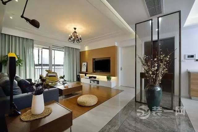 昆明万宏国际160平四居室装修案例20万现代简约风