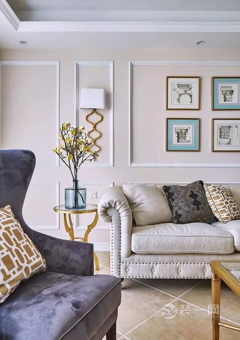 180平米简约美式风格家装实景图