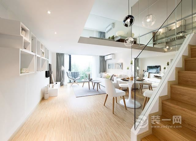 极简北欧风格复式公寓装修效果图