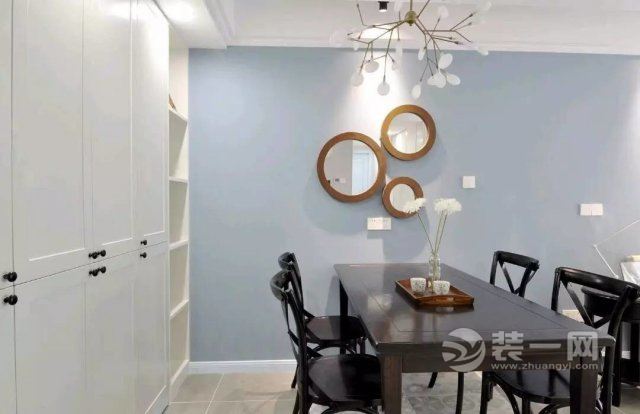 89㎡小三房现代美式风格装修设计色彩搭配层次十足 89㎡小三房现代美式风格装修设计色彩搭配层次十足