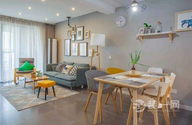 昆明装修公司推荐90平米小户型 极简北欧装修搭配