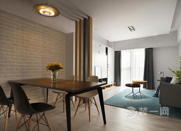 乡村风格90平米两室一厅装修效果图