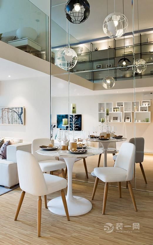 极简北欧风格复式公寓装修效果图