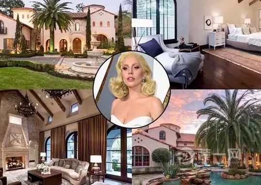 LadyGaga豪华别墅装修曝光内部装饰奢华而复古