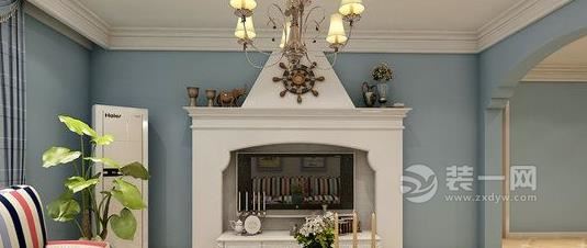 86平米三居室地中海风格装修效果图