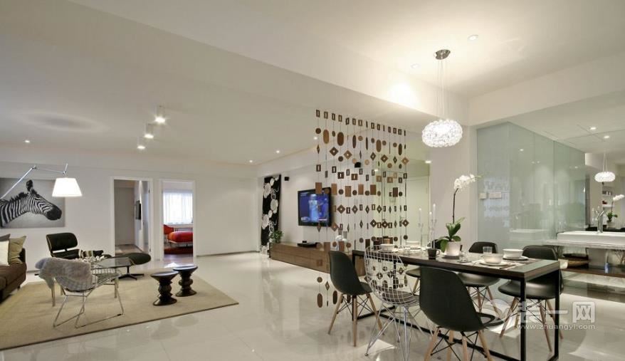 三居室现代简约风格装修效果图