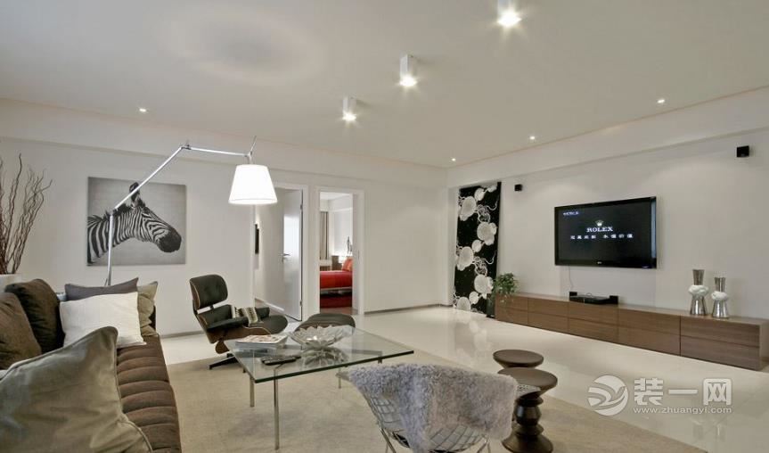 三居室现代简约风格装修效果图