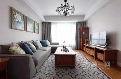 109平米美式风格装修效果图