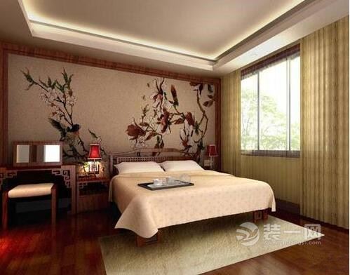 108平面三居室全包8万装修中式风格