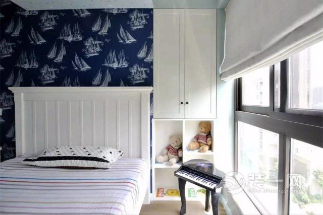 89㎡小三房现代美式风格装修设计色彩搭配层次十足 89㎡小三房现代美式风格装修设计色彩搭配层次十足