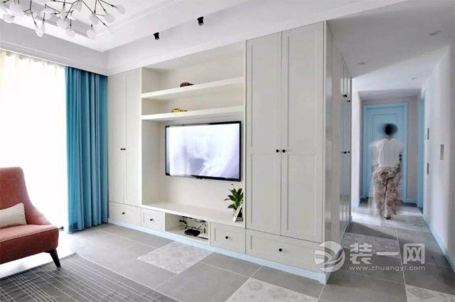 89㎡小三房现代美式风格装修设计色彩搭配层次十足 89㎡小三房现代美式风格装修设计色彩搭配层次十足