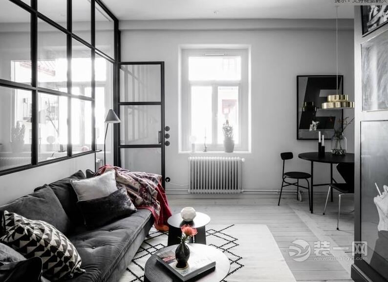 合肥装修公司黑白色调现代简约风格装修效果图 合肥装修公司黑白色调现代简约风格装修效果图