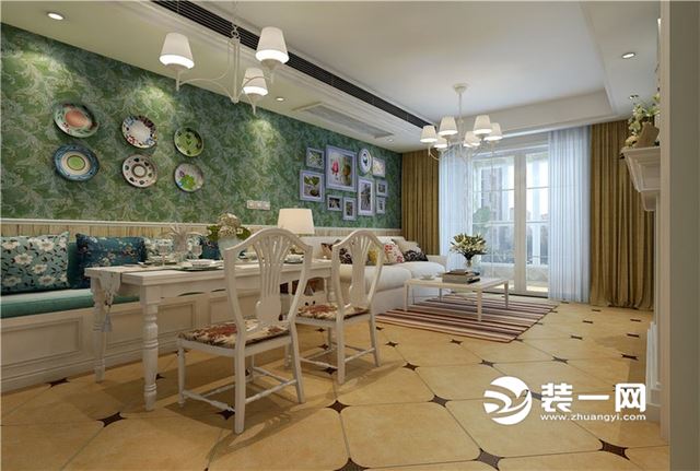 省钱又美观 合肥北城世纪城90平米清新风格装修案例