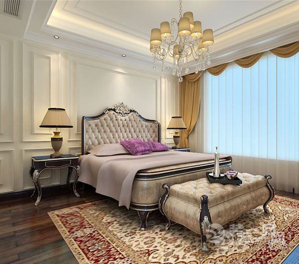 凯旋门小区新古典风格别墅卧室装修效果图