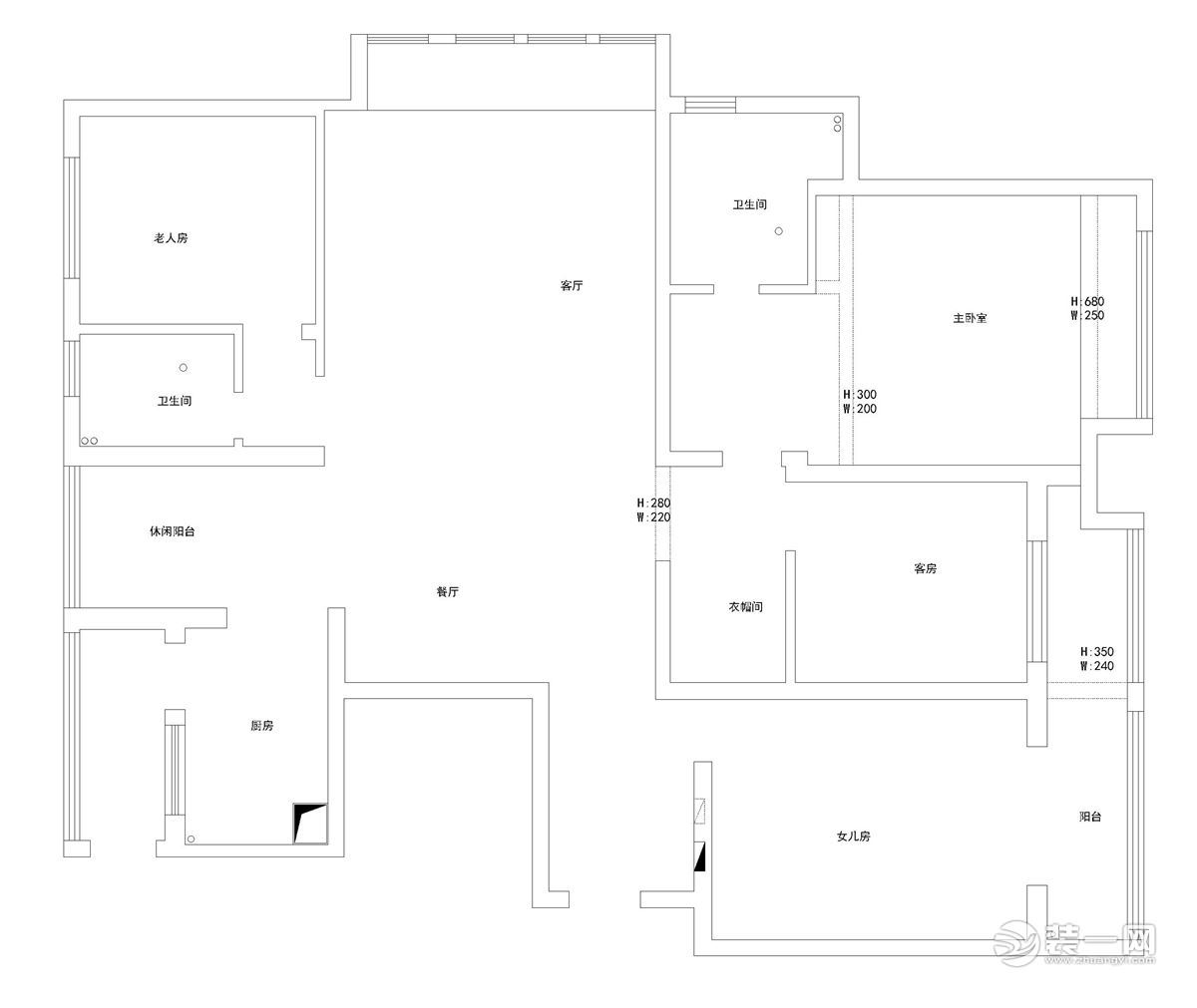 合肥常石装饰公司|望湖城170㎡设计方案 清雅新中式