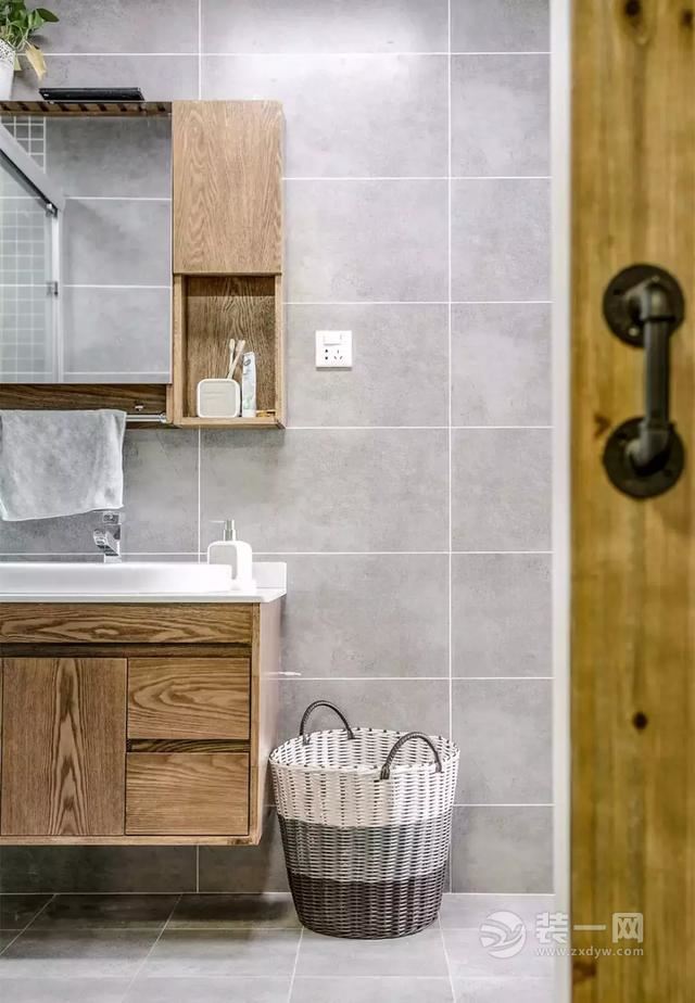 简约北欧风格卫浴间装修效果图