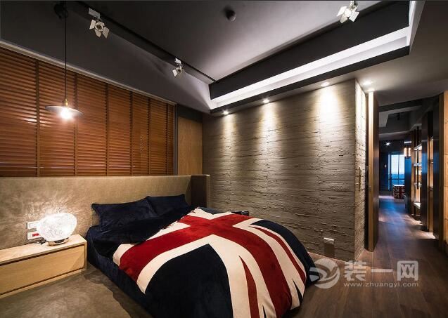 工业风格装修效果图合肥装修公司120平米三室两厅设计