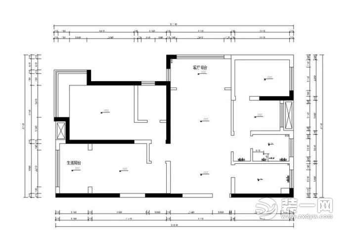 合肥融侨悦城140平米大气欧式装修效果图