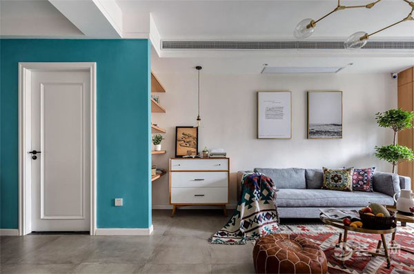 混搭风格客厅装修效果图