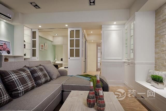 现代简约风格样板间合肥装修公司小户型装修实景图