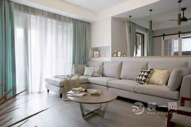 现代中式混搭风格客厅装修效果图 现代中式混搭风格客厅装修效果图