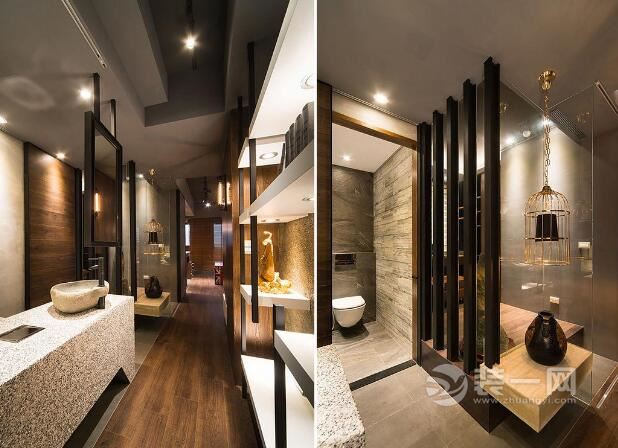 工业风格装修效果图合肥装修公司120平米三室两厅设计