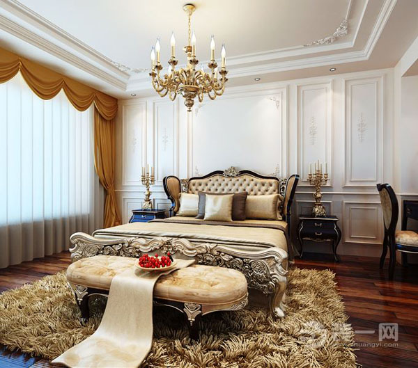 凯旋门小区新古典风格别墅卧室装修效果图